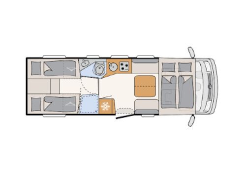 Autocaravana Integral DETHLEFFS Esprit I 7150-2 EBL de Ocasión