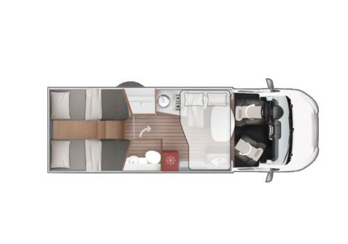 Autocaravana Perfilada ROLLER TEAM Kronos 284 TL Nueva en Venta