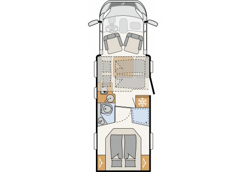 Autocaravana Perfilada DETHLEFFS Just Camp T7052DBL Nueva en Venta