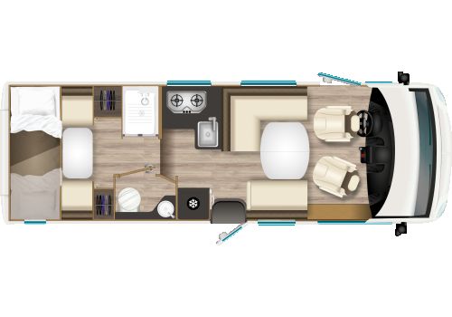 Autocaravana Integral ITINEO SB740 Nueva en Venta