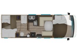 Autocaravana Integral ITINEO SB740 Nueva en Venta