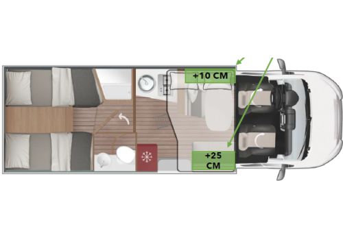 Autocaravana Perfilada ROLLER TEAM Kronos 288 TL Spring Edition de Ocasión