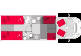 Autocaravana Perfilada PILOTE P746 Expression de Ocasión