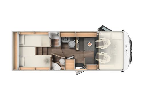 Autocaravana Integral SUNLIGHT Sunlight I68 Adventure Edition en Alquiler