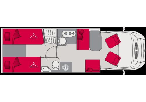 Autocaravana Perfilada PILOTE P746GJ de Ocasión
