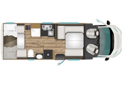 Autocaravana Perfilada ITINEO PS740 Nueva en Venta