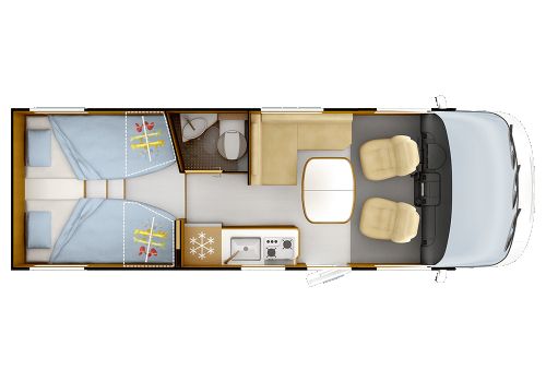 Autocaravana Integral RAPIDO C55I 65 Aniversario Nueva en Venta