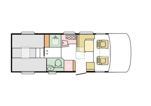 Autocaravana Integral ADRIA SONIC 700 SL de Ocasión