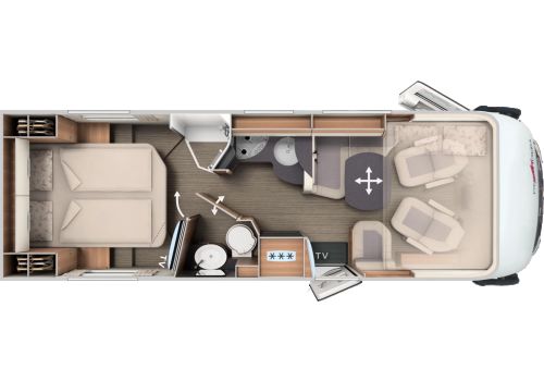 Autocaravana Integral CARTHAGO C-Tourer I 148 RB-QB L Comfort Nueva en Venta