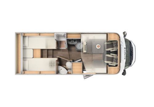 Autocaravana Perfilada SUNLIGHT T68 modelo 2026 Nueva en Venta