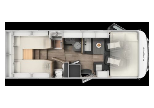 Autocaravana Integral SUNLIGHT I 68 Adventure Edition Nueva en Venta