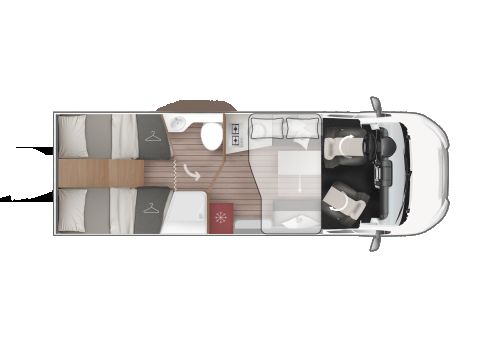 Autocaravana Perfilada ROLLER TEAM Kronos 287 TL Black Edition Nueva en Venta