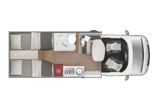Autocaravana Perfilada ROLLER TEAM Kronos 281 TL FIT Nueva en Venta