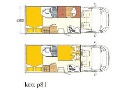 Autocaravana Perfilada MOBILVETTA P81 de Ocasión