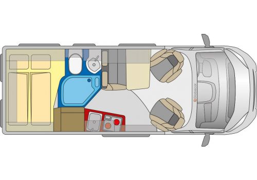 Furgoneta Cámper GLOBECAR Globestar 600W modelo 2017 de Ocasión