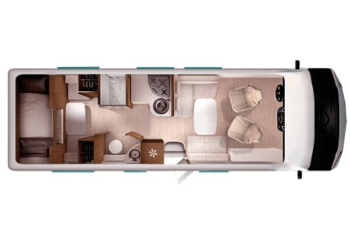 Autocaravana Integral ITINEO SB740 modelo 2017 de Ocasión
