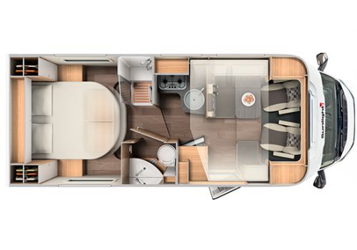 Autocaravana Perfilada SUNLIGHT T 69 S modelo 2017 de Ocasión