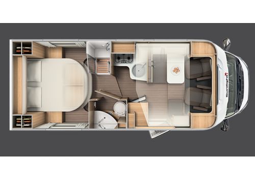 Autocaravana Perfilada SUNLIGHT T-69 S modelo 2017 de Ocasión