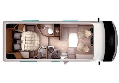 Autocaravana Integral ITINEO MB 700 de Ocasión