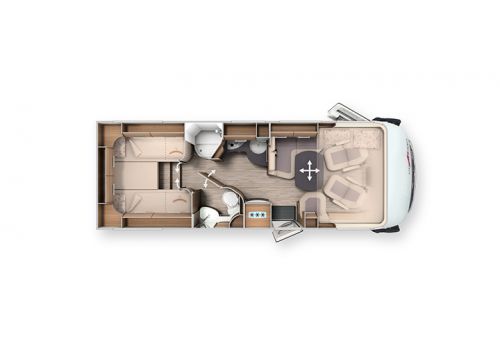Autocaravana Integral CARTHAGO C Tourer I 149 modelo 2017 de Ocasión