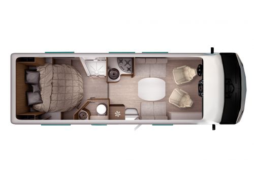 Autocaravana Integral ITINEO MC740 modelo 2018 Nueva en Venta