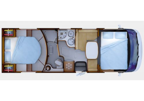 Autocaravana Integral RAPIDO i90 D Distinction de Ocasión