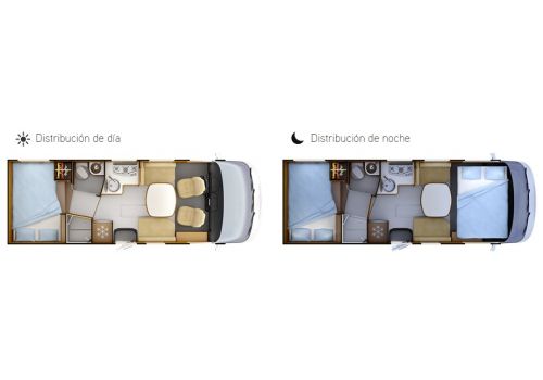Autocaravana Integral RAPIDO 883F de Ocasión