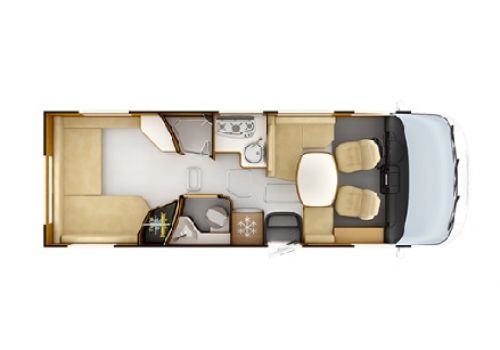 Autocaravana Integral RAPIDO 8094 dF modelo 2020 de Ocasión