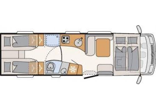 Autocaravana Integral DETHLEFFS Dethleffs Globetrotter XL I 7850-2 EB modelo 2019 de Ocasión