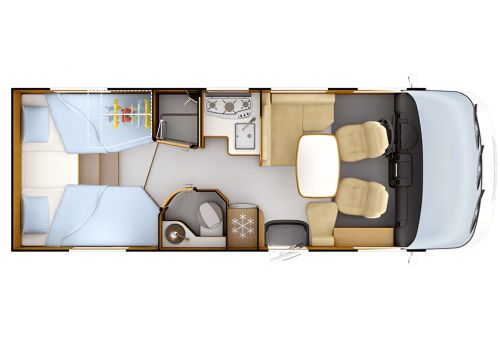 Autocaravana Integral RAPIDO 855F de Ocasión