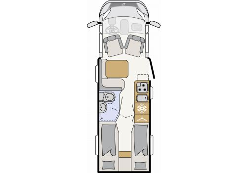 Autocaravana Perfilada DETHLEFFS Globebus T 6 modelo 2019 de Ocasión