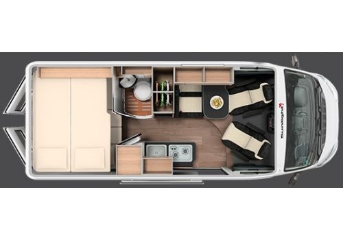 Furgoneta Cámper SUNLIGHT Cliff 601 modelo 2018 de Ocasión