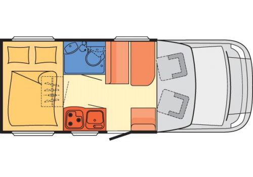 Autocaravana Perfilada DETHLEFFS Globebus T-11 modelo 2016 de Ocasión