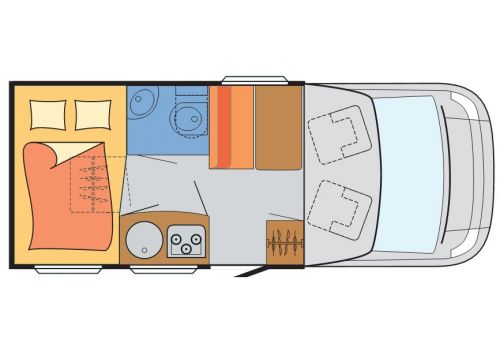 Autocaravana Perfilada DETHLEFFS Globebus T-11 modelo 2016 de Ocasión