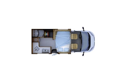 Autocaravana Perfilada RAPIDO 604F Modelo 2018 de Ocasión