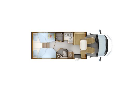 Autocaravana Perfilada RAPIDO 655F Modelo 2018 de Ocasión