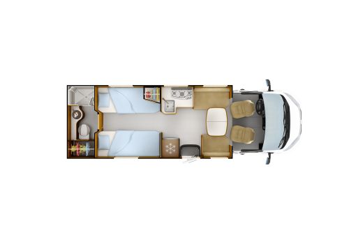 Autocaravana Perfilada RAPIDO 665F Modelo 2018 de Ocasión