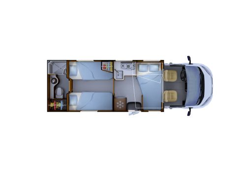 Autocaravana Perfilada RAPIDO 665F Modelo 2018 de Ocasión