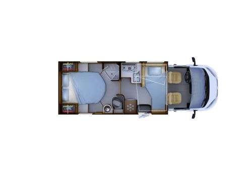Autocaravana Perfilada RAPIDO 680F Modelo 2018 de Ocasión
