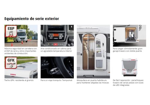 Autocaravana Perfilada DETHLEFFS Globebus T-15 modelo 2016 de Ocasión