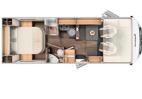 Autocaravana Integral SUNLIGHT I 69 L de Ocasión