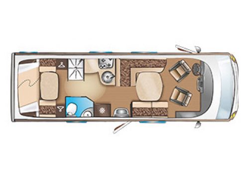 Autocaravana Integral ITINEO SB 740 de Ocasión