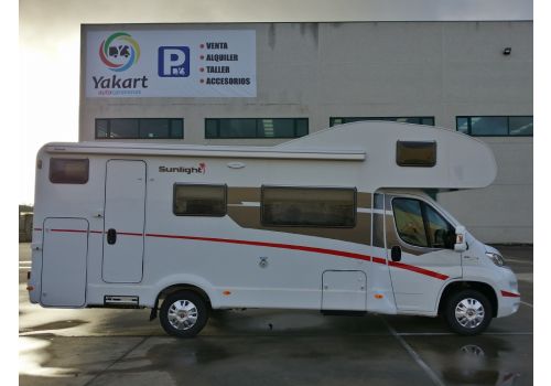 Autocaravana Capuchina SUNLIGHT A-72 de Ocasión