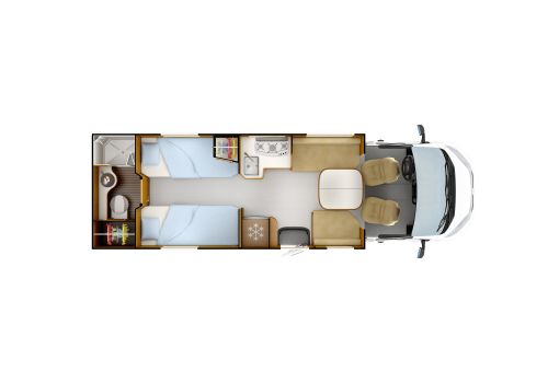 Autocaravana Perfilada RAPIDO 7065F Modelo 2018 de Ocasión