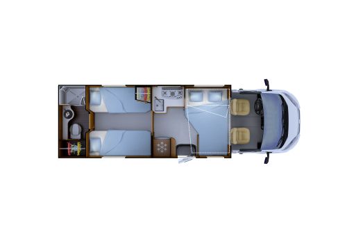 Autocaravana Perfilada RAPIDO 7065F Modelo 2018 de Ocasión