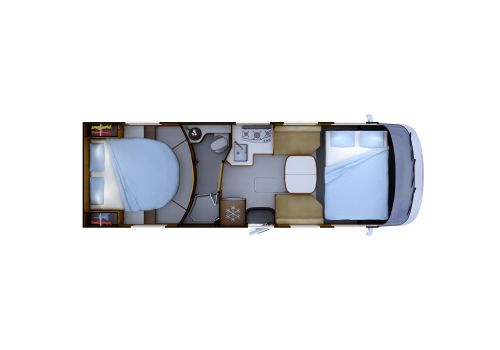 Autocaravana Integral RAPIDO 896F Modelo 2018 Nueva en Venta