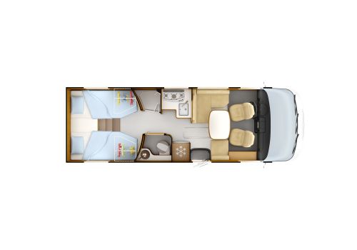 Autocaravana Integral RAPIDO 866F Modelo 2018 Nueva en Venta