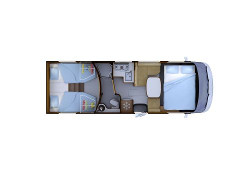 Autocaravana Integral RAPIDO 866F Modelo 2018 Nueva en Venta