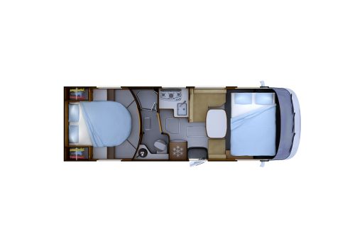 Autocaravana Integral RAPIDO 8090dF Modelo 2018 de Ocasión