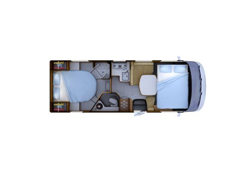 Autocaravana Integral RAPIDO 8080dF Modelo 2019 Nueva en Venta